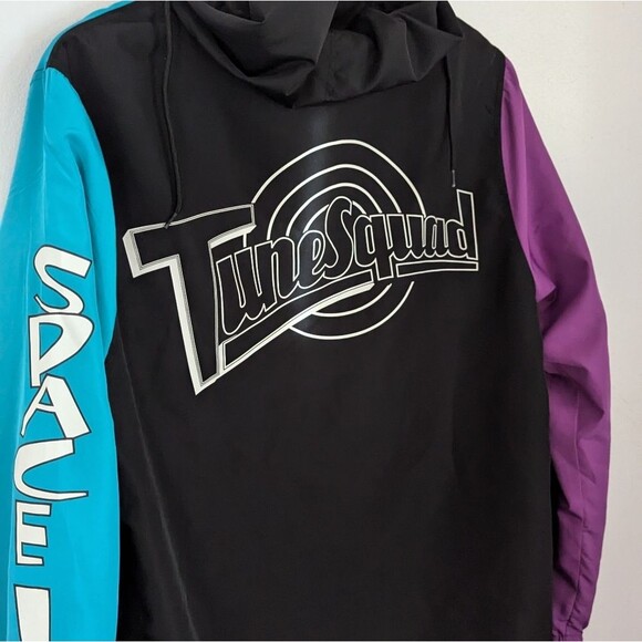 Space Jam Looney Tunes Tune Squad Pullover Windbreaker Jacket Size S - Picture 4 of 7